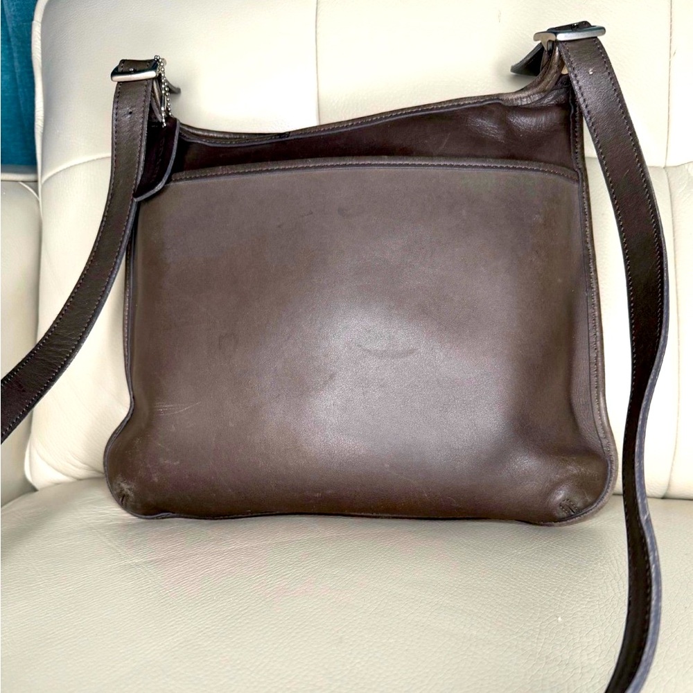 Vintage Coach Hippie Slim Bag Mahogany 1999